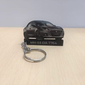 Minimalist Wooden Keychain – Clean Design