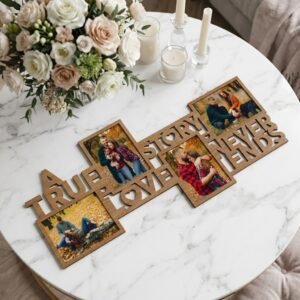 A True Love Story Never Ends Photo Frame 008