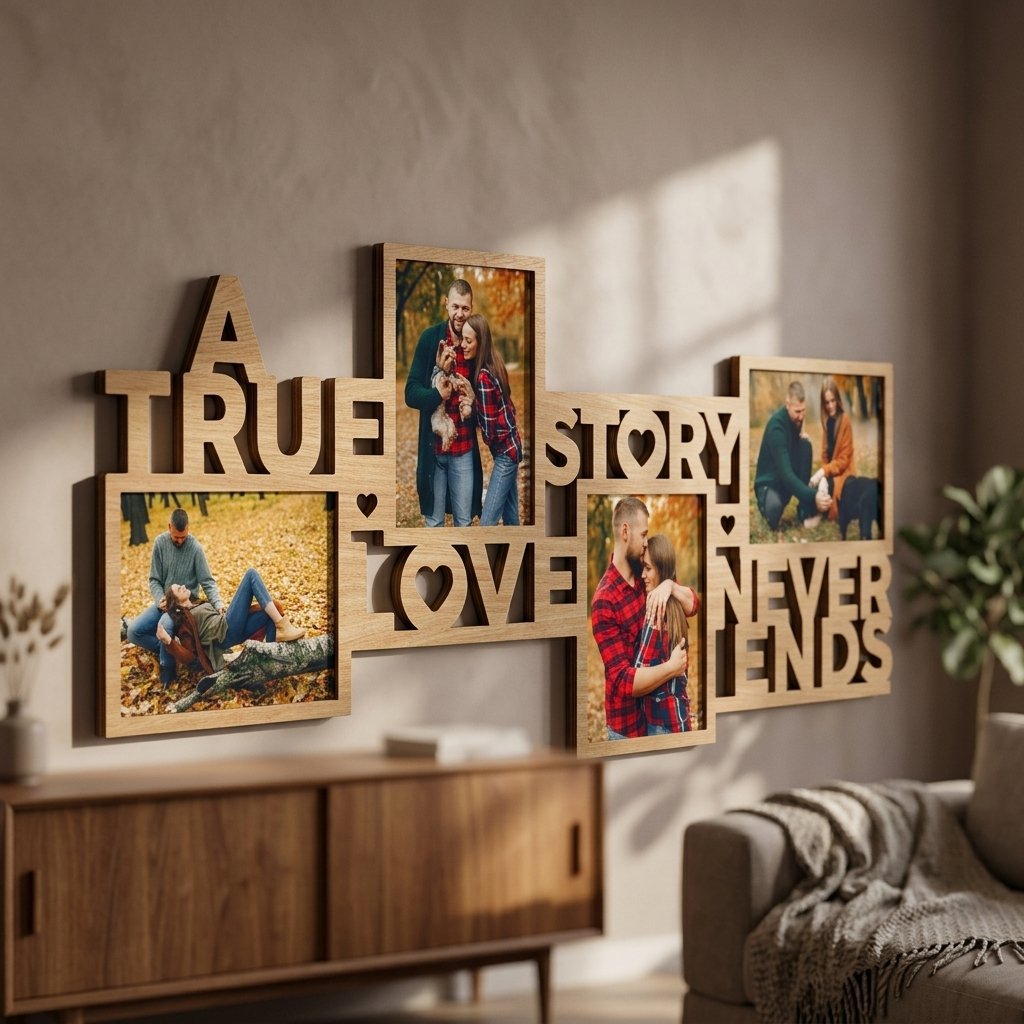 A True Love Story Never Ends Photo Frame 008 - Image 4