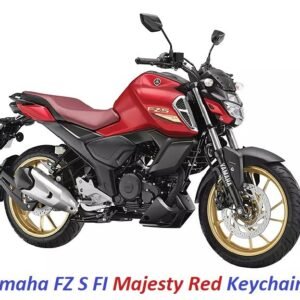 Best Personalized Yamaha FZ S FI V3 Majesty Red Keychain