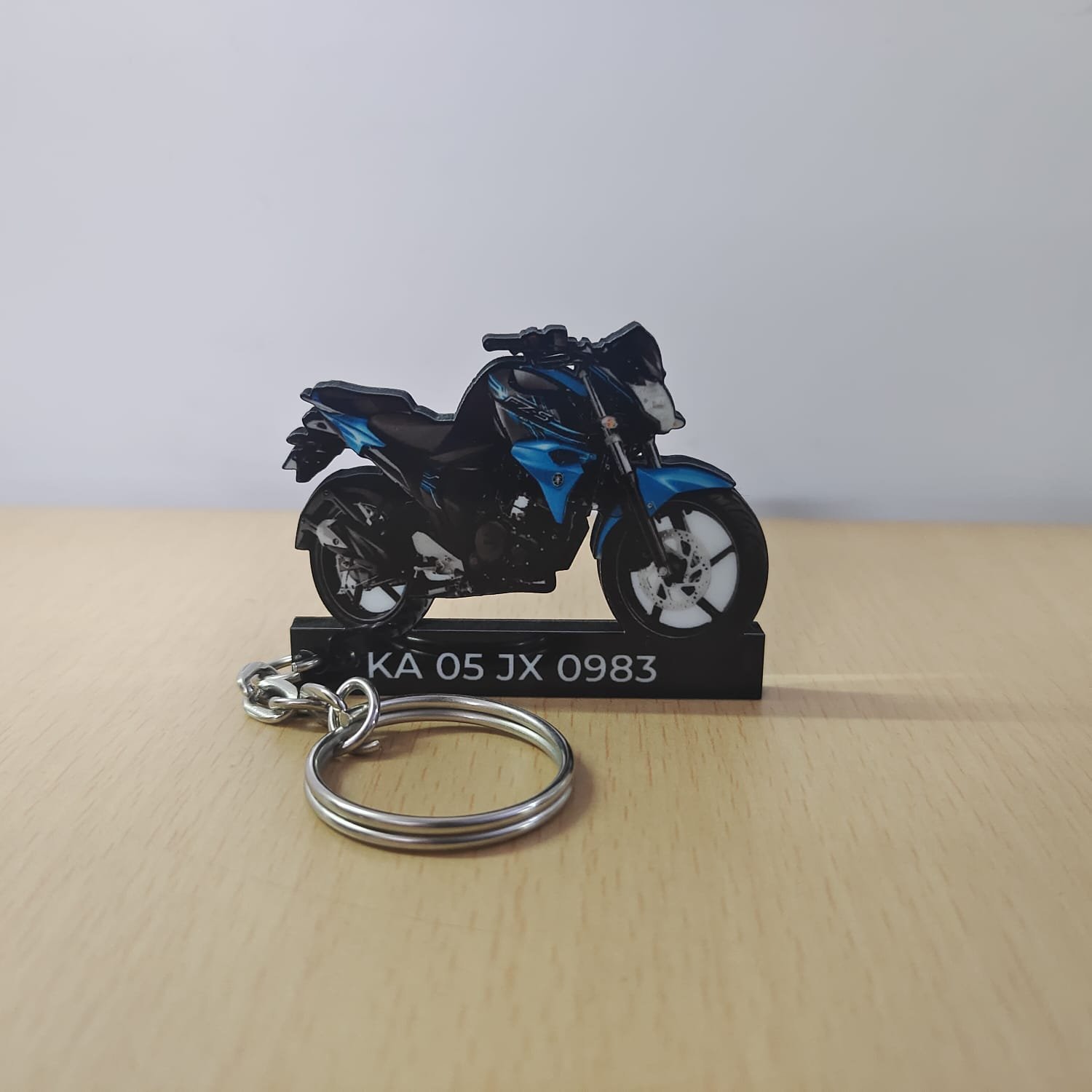Celestial Spark Blue Keychain