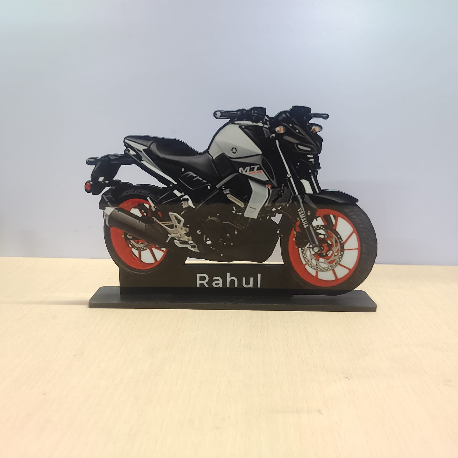 Personalized Bike Model Keychain with Name