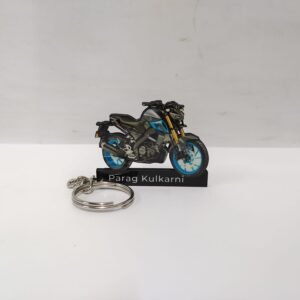 Best Yamaha MT 15 V2 Cyan Blue Keychain
