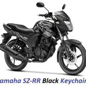 Best Personalized Yamaha SZ RR Black Wooden Keychain