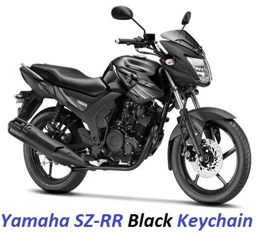 Best Personalized Yamaha SZ RR Black Wooden Keychain