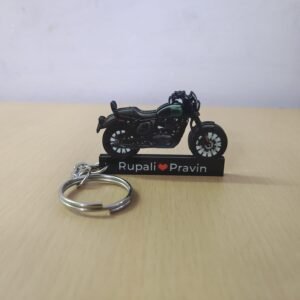 Best Roadster Green Customized Keychain
