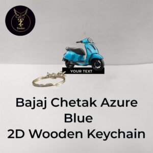 Best Bajaj Chetak Wooden Keychain