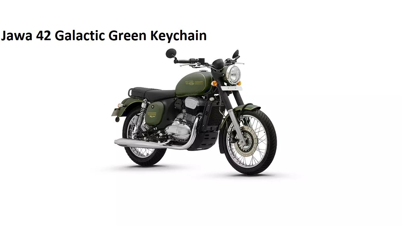 Best Galactic Green Bike Keychain