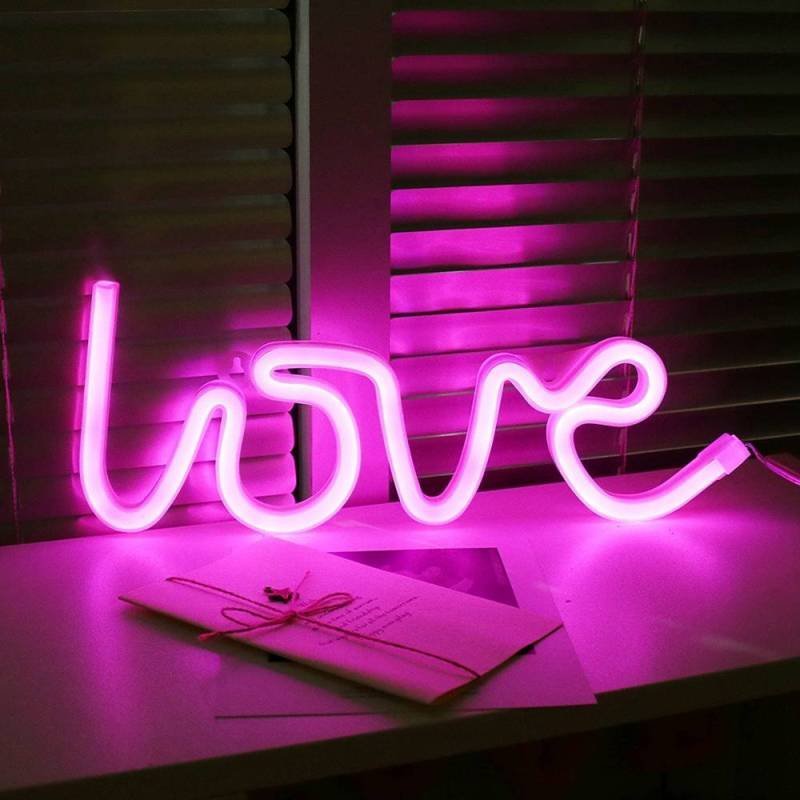 Neon Love Glow Light