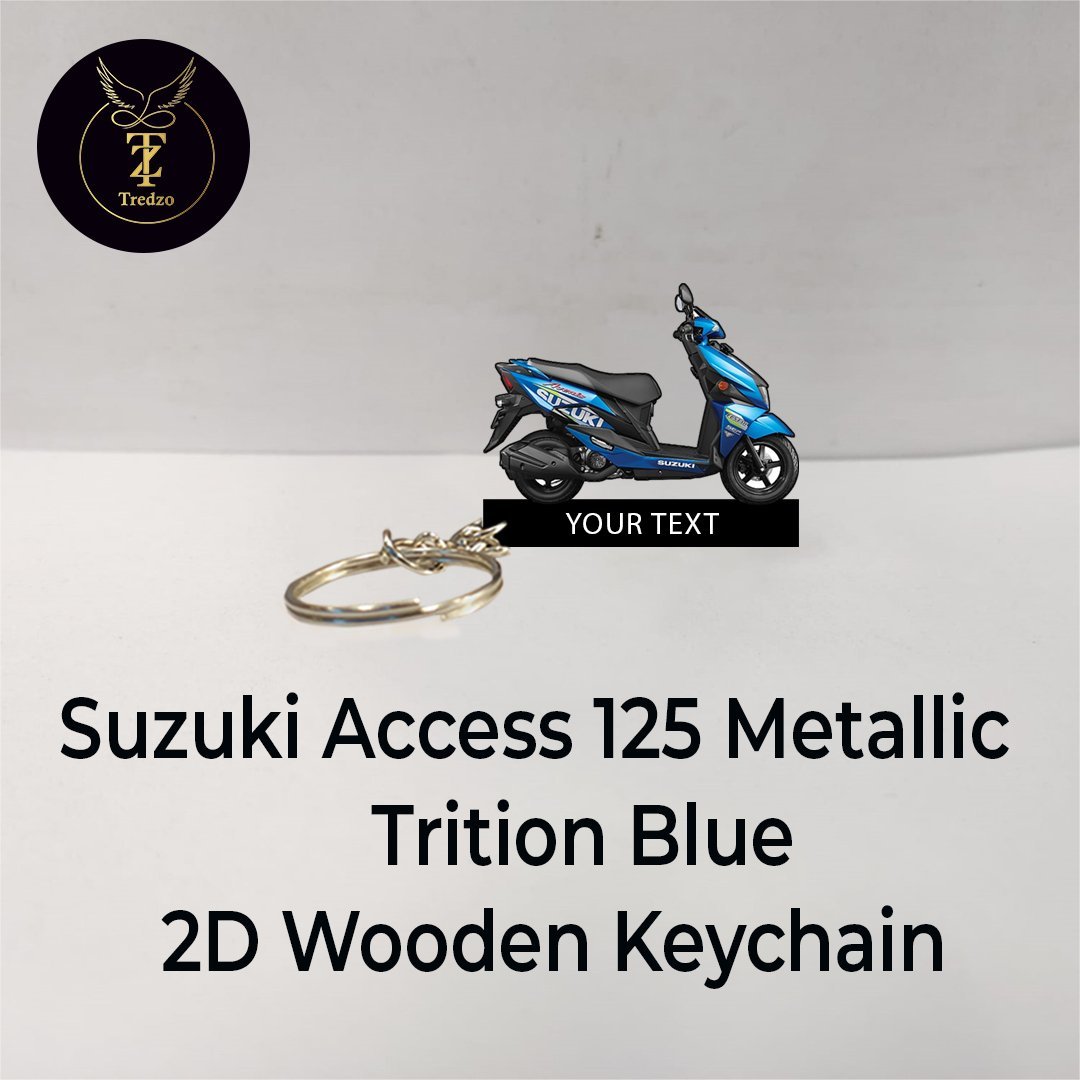 Best Suzuki Access 125 Wooden Keychain