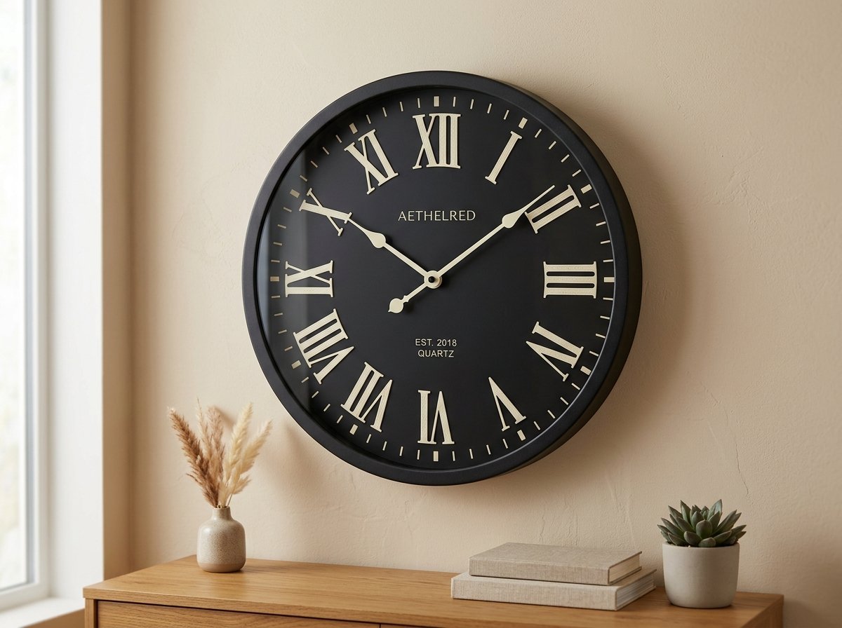 Elegant wall clock for premium corporate gifting